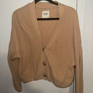 Abercrombie & Fitch Women's Beige Cardigan